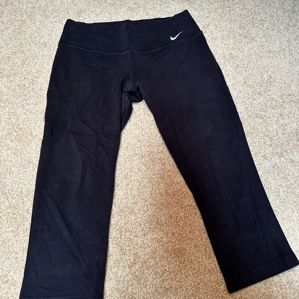 Nike Dark Leggings with White Logo